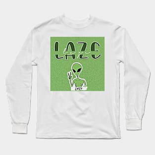 Lazy Alien Long Sleeve T-Shirt